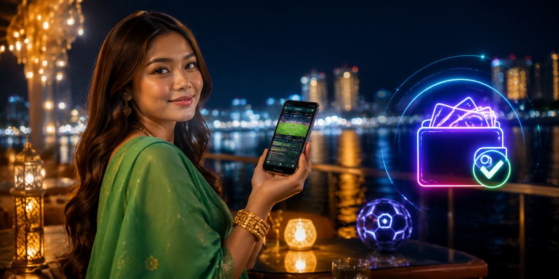 Pemain Malaysia bermain kasino mudah alih semasa perayaan Hari Raya dengan telefon pintar