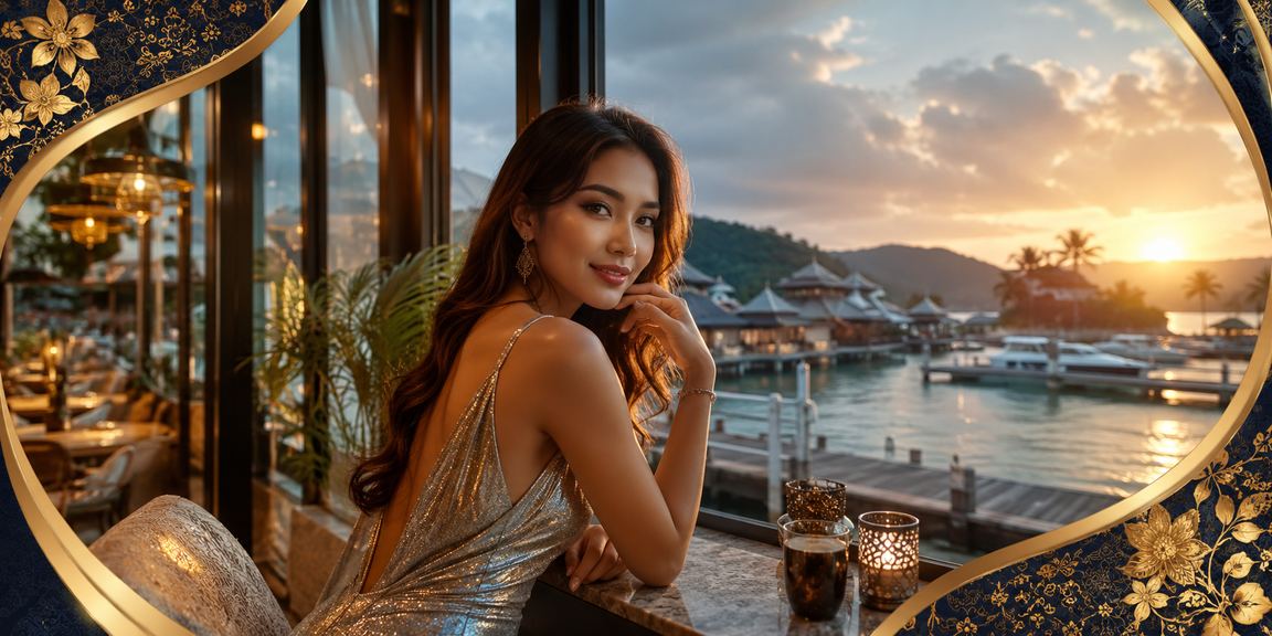 Suasana hiburan casino gaya batik Terengganu yang mewakili permainan yang bertanggungjawab